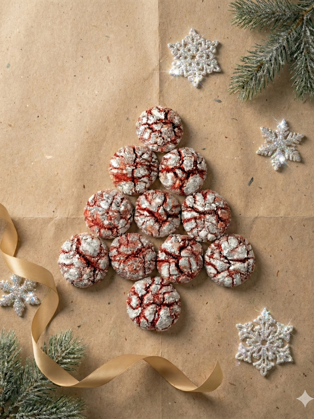 Chewy Chocolate Crinkle Christmas Cookies – Gluten-Free Christmas Treat