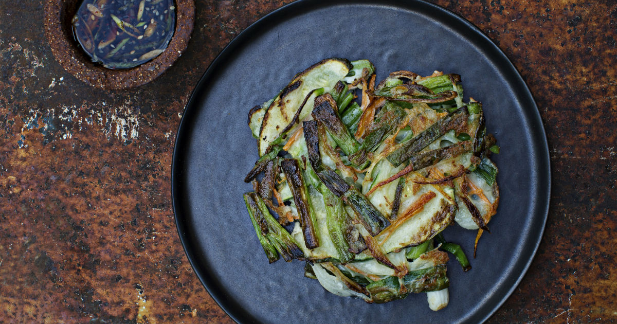 Recipe for Korean Pancake with Soy & Chilli Dip | Dublin Cookery School
