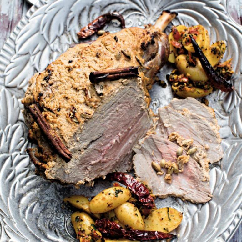 Recipe for Leg of Lamb w/ Spiced Yoghurt | Dublin Cookery School