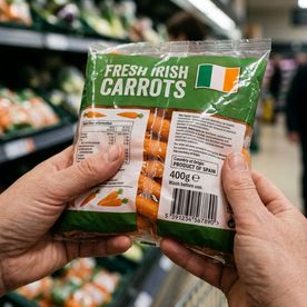 Reading food labels Ireland — country of origin