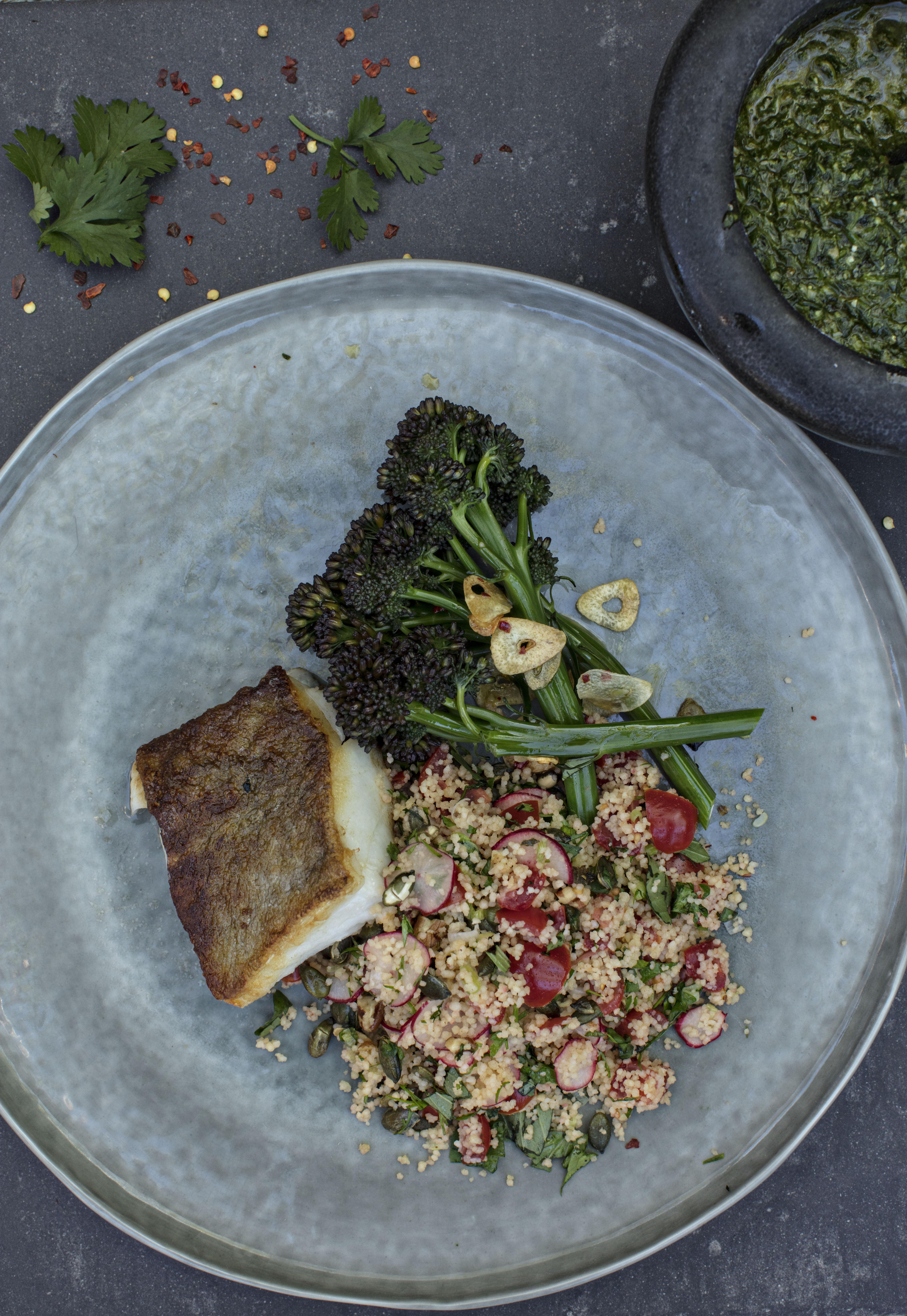 Recipe for Cod & Salsa Verde | Dublin Cookery School
